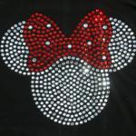 6.5" clear red Minnie ..
